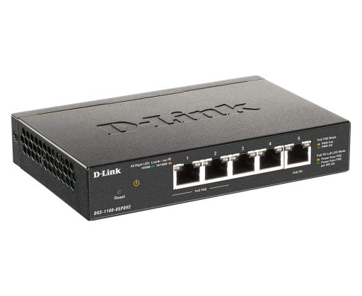 Switch D-Link DGS-1100-05PDV2 5 Port Gigabit PoE