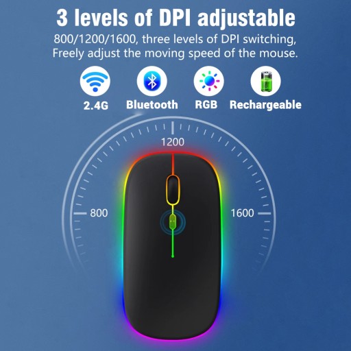 Клавиатура Bluetooth с подсветкой и мышью для IOS Android