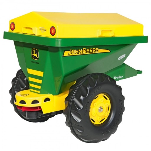 Прицеп/сеялка Rolly Toys Разбрасыватель песка 2 в 1 John Deere