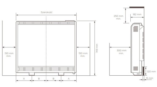 PIEC ELEKTRYCZNY AKUMULACYJNY DIMPLEX XLE 150 3,3 kW