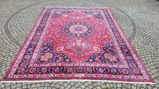ПЕРСИДСКИЙ КОВЕР С СЕТКОЙ ПОДПИСЬЮ R.WOVEN IRAN 260/360