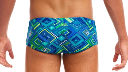 Мужские плавки Funky Trunks Help Me Rhombus - Sidewinder XL (UK38)