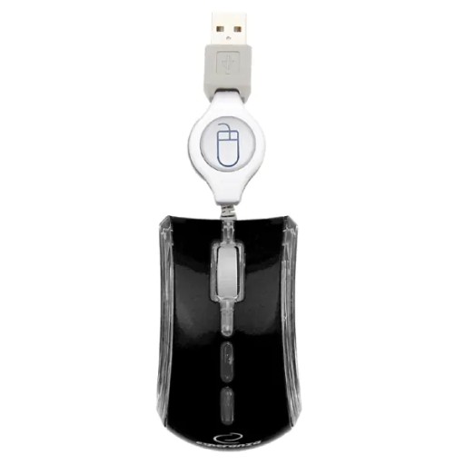 EM109K Mysz Elaneo mini optyczna USB czarna Espera
