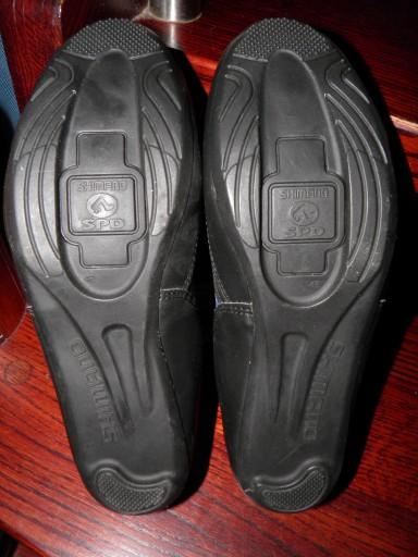 ВЕЛОСИПЕДНЫЕ ОБУВИ SHIMANO SPD / КОЖА R 42