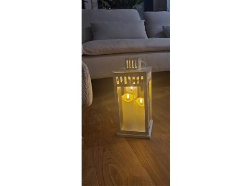 Вставка для свечи LED CANDLE, БЕЛАЯ, 17,5 см.