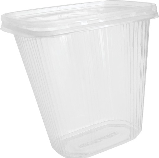 Pojemnik PP do sałatek surówek dań gorących 500ml z wieczkiem 100szt