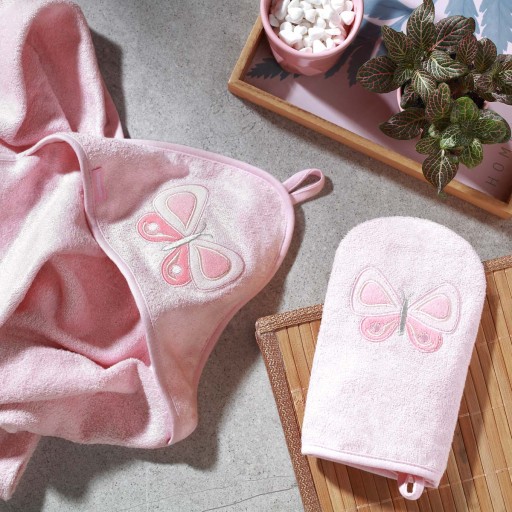 Babyono БАМБУКОВЫЕ ПЕРЧАТКИ ДЛЯ КУПАНИЯ