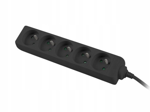 УДЛИНИТЕЛЬ LANBERG 1M UPS 5X 230V PL ЧЕРНЫЙ