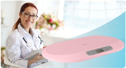 WAGA DLA NIEMOWLĄT DZIECIĘCA NIEMOWLĘĆA DO 0,01-20kg DOKŁADNA LCD + BATERIE