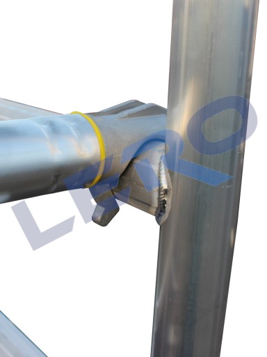 Rusztowanie aluminiowe jezdne EuroScaffold Basic Wys.rob. 9,2m 1,35 x 2,50m