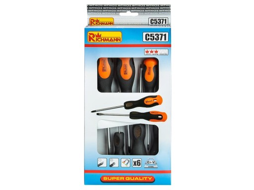 ОТВЕРТКИ ПЛОСКИЕ И КРЕСТОВЫЕ PZ PZ0 PZ1 PZ2 6 ШТ.