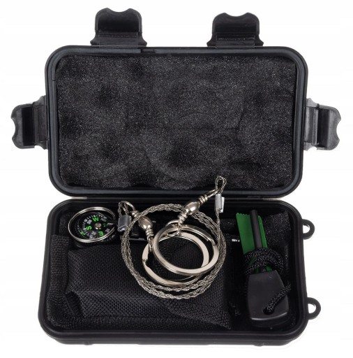 Survival Survival Kit Essentials 7in1* Набор для выживания, компас, многофункциональный инструмент