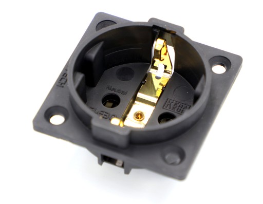 Gniazdo zasilające SCHUKO Furutech FI-E30G 15A/250V Miedź (Cu)