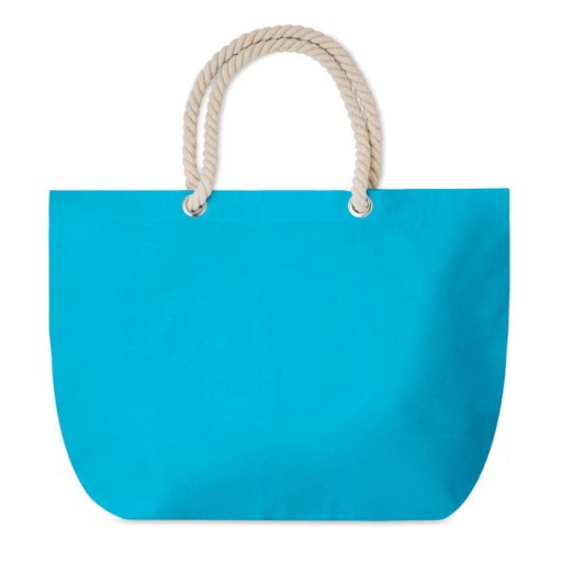 DUŻA TORBA PLAŻOWA BAWEŁNIANA 220G 55x15x39cm MENO