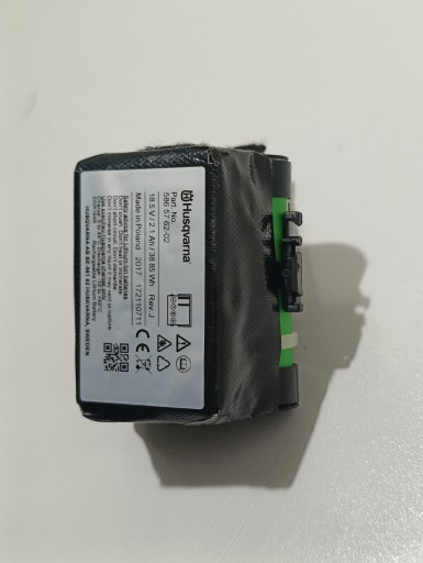 ОРИГИНАЛЬНАЯ АККУМУЛЯТОРНАЯ БАТАРЕЯ HUSQVARNA 5865762-02 18,5 В 2,1 Ач 38,85 Втч ДЛЯ РОБОТА
