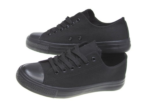 Tenisówki Trampki TL151 All Black r.36
