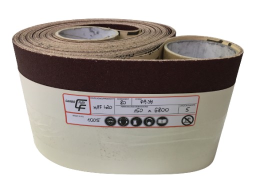 Лента шлифовальная бесконечная 150х6800 Hard Dr P180 - 5 шт.