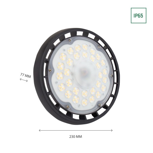 Светодиодные лампы UFO 100W 4000K High BAY для производственного предприятия