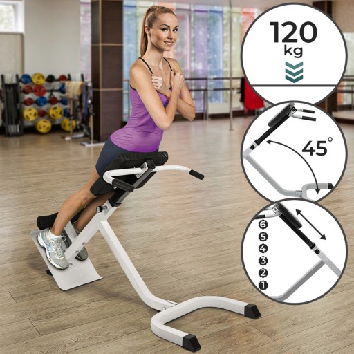 REGULOWANA ŁAWKA RZYMSKA V2 SIŁOWNIA TRENING TRENAŻER PLECÓW