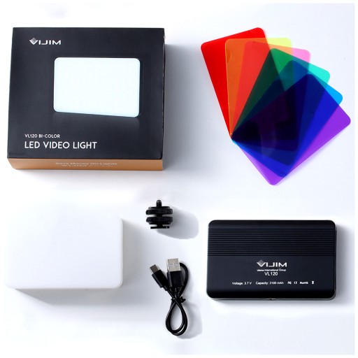 ULANZI VIJIM 120 Bi-Color осветительная лампа для камеры телефона