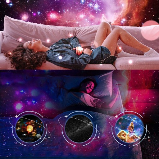 led lampka projektor wielokolorowy,, projektor planetarium 12 obrazów HD