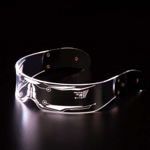 Очки для вечеринок, LED, RGB, 21 световой эффект
