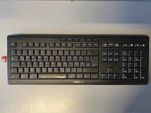 KLAWIATURA BEZPRZEWODOWA RF CHERRY STREAM DESKTOP BRAK MYSZY! UKŁ NIEMIECKI