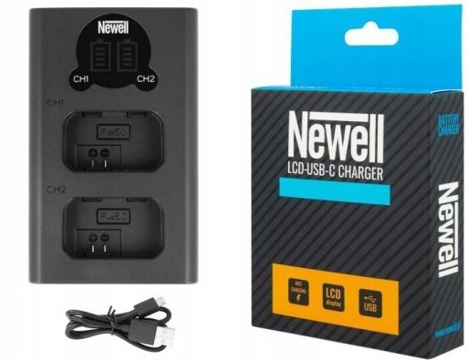 ЗАРЯДНОЕ УСТРОЙСТВО NEWELL LCD + АККУМУЛЯТОР NP-FW50 для SONY
