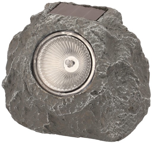 9 светодиодных солнечных садовых ламп с датчиком STONE LARGE