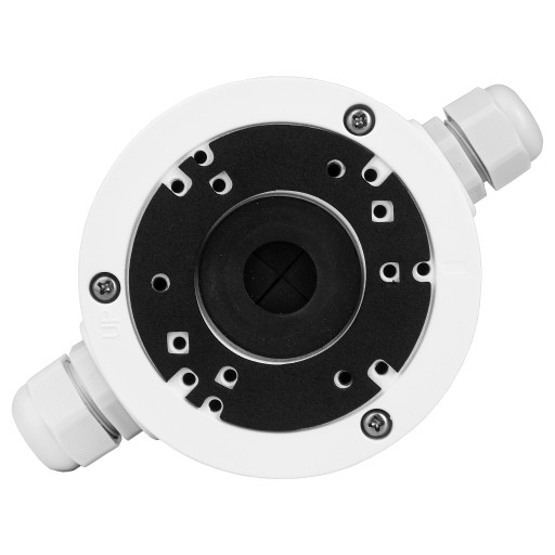 Белый небольшой монтажный кронштейн для камеры подходит для ZINTRONIC, DAHUA, HIKVISION.