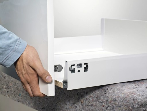 BLUM Szuflada Tandembox 500 Niska wewn. M Biała