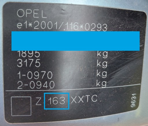 Автомобильная аэрозольная краска + прозрачный блеск OPEL 163 Lichtsilber