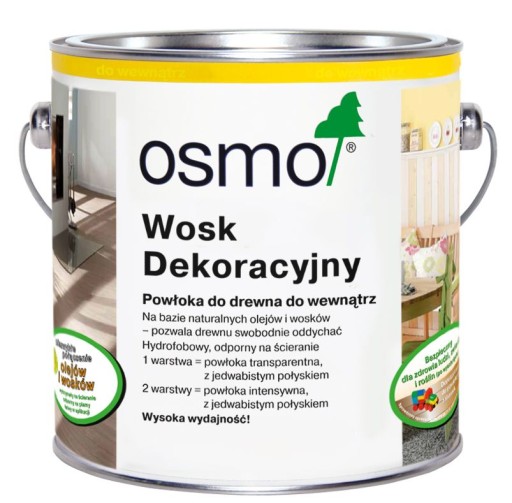 Воск декоративный Эбеновый OSMO 0,75л 3161