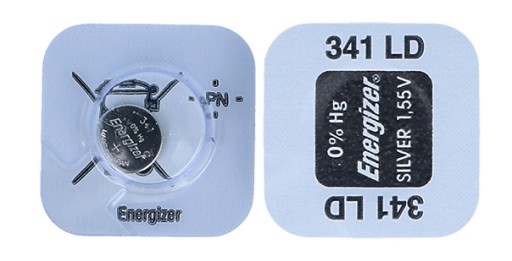 Серебряная батарейка Energizer 341LD.