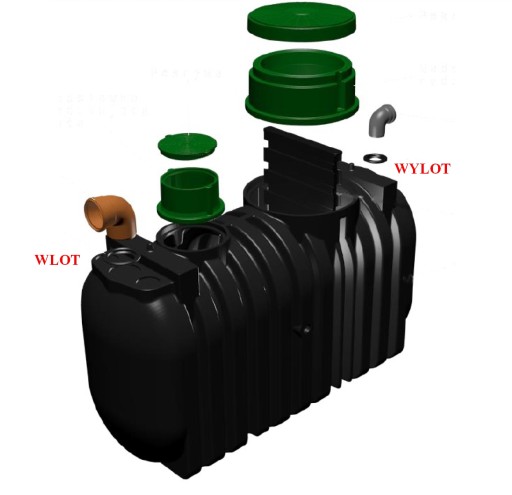 ZBIORNIK 3000L NA SZAMBO 3m3