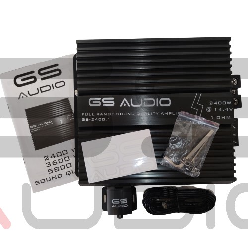GS Audio 2400.1 SQ 700/1300/2400 Rms Made In Korea