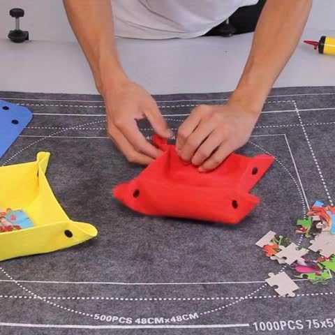 Koc do przechowywania puzzli Mata do przechowywania Filcowa mata do puzzli Koc do puzzli 1500-3000