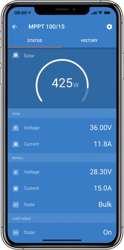 Контроллер солнечной зарядки Victron Energy Smart Solar MPPT 75/15