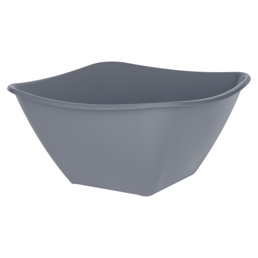 MISECZKA MISKA SALATERKA KUCHENNA PLASTIKOWA DO ŻYWNOŚCI 3,6L 26cm C SZARA