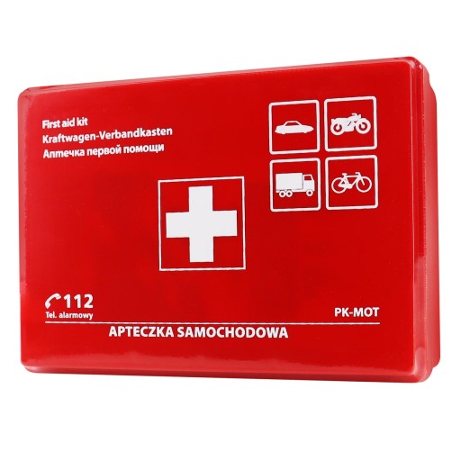 Apteczka gaśnica trójkąt kamizelka zestaw do opon do samochodu auta