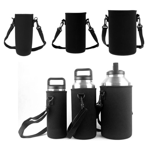Neoprenowy uchwyt na butelkę, czarny, , , 64oz 18o