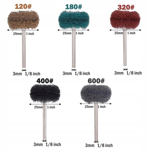 Полировальные щетки 50 шт для мини-болгарки Dremel