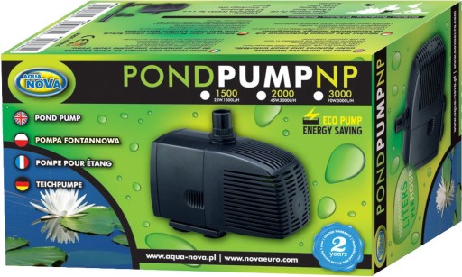 POMPA FONTANNOWA NP-3000 Aqua Nova 3000l/h H-3,5m