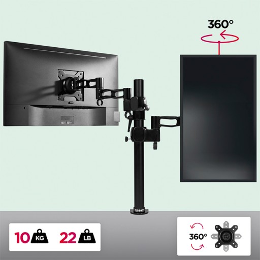 Duronic DM351X3 BK Настольное крепление для монитора 10