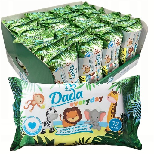 Набор влажных салфеток Dada Everyday 72 шт х 7