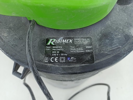 Каминный пылесос RIBIMEX MINICEN 800W PRCEN011