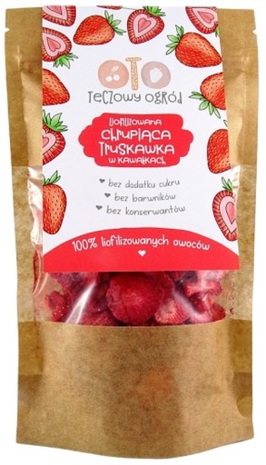 ХРУСТЯЩИЕ ФРУКТЫ, ЛОМтики СУЛИМИРОВАННОЙ КЛУБНИКИ.