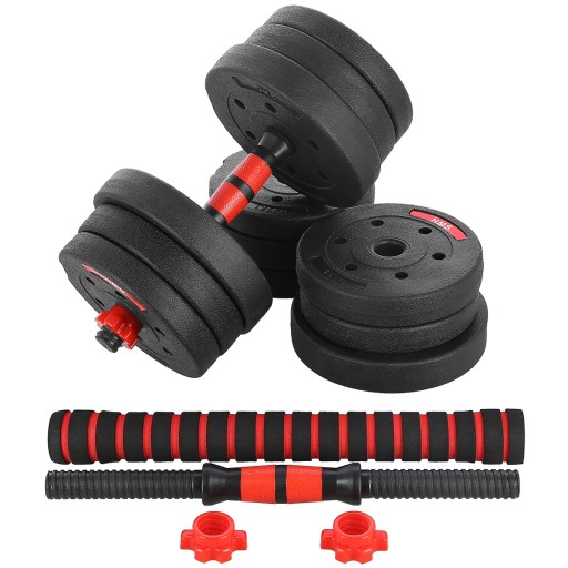ZESTAW SZTANGA HANTLE 2X10KG LUB 1X 20KG HMS SGP20