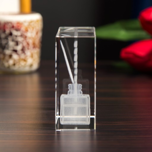 3D CRYSTAL # Стеклянная статуэтка с 3D гравировкой