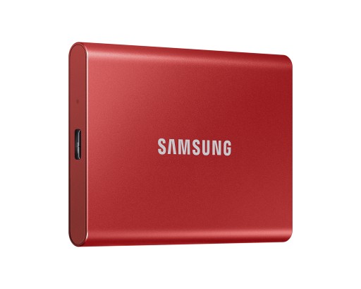 Твердотельный накопитель Samsung T7 2 ТБ USB 3.2 красный